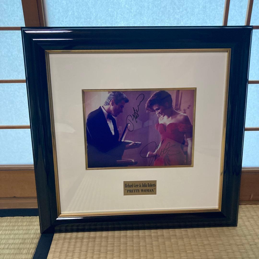 【世界に一つ】プリティーウーマン直筆サイン入りフォトフレーム