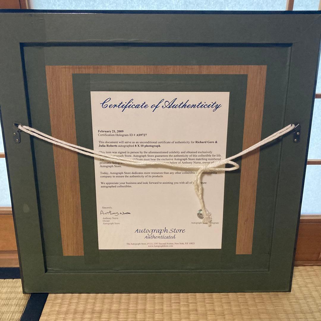 【世界に一つ】プリティーウーマン直筆サイン入りフォトフレーム