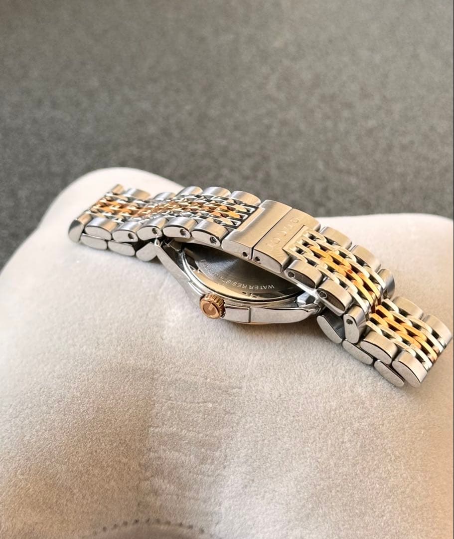 稼動 GUCCI 126.5 Gタイムレス レディース ゴールド 12Pダイヤ