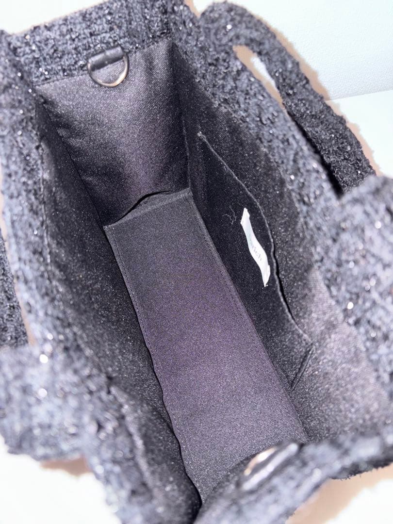 Darich DRビジューミニトートバッグ ブラック