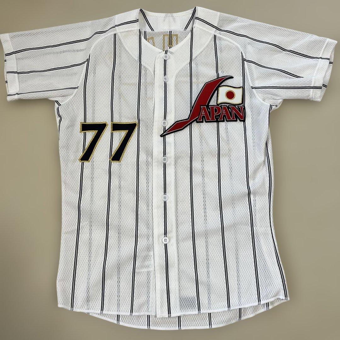 侍ジャパン日本代表レプリカユニフォーム 漢 星野仙一監督 77 北京五輪