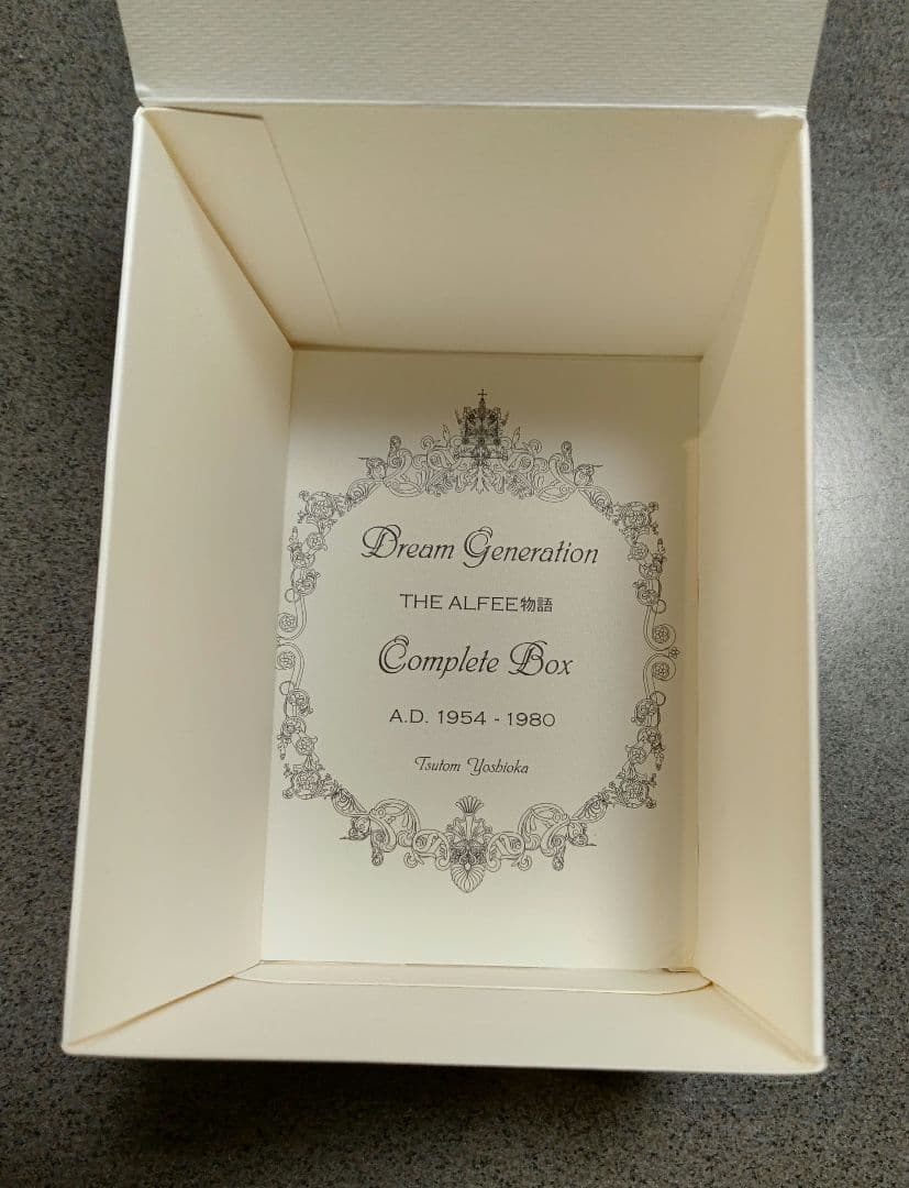 ALFEE物語 ドリームジェネレーション BOX盤 文庫本 しおり付き