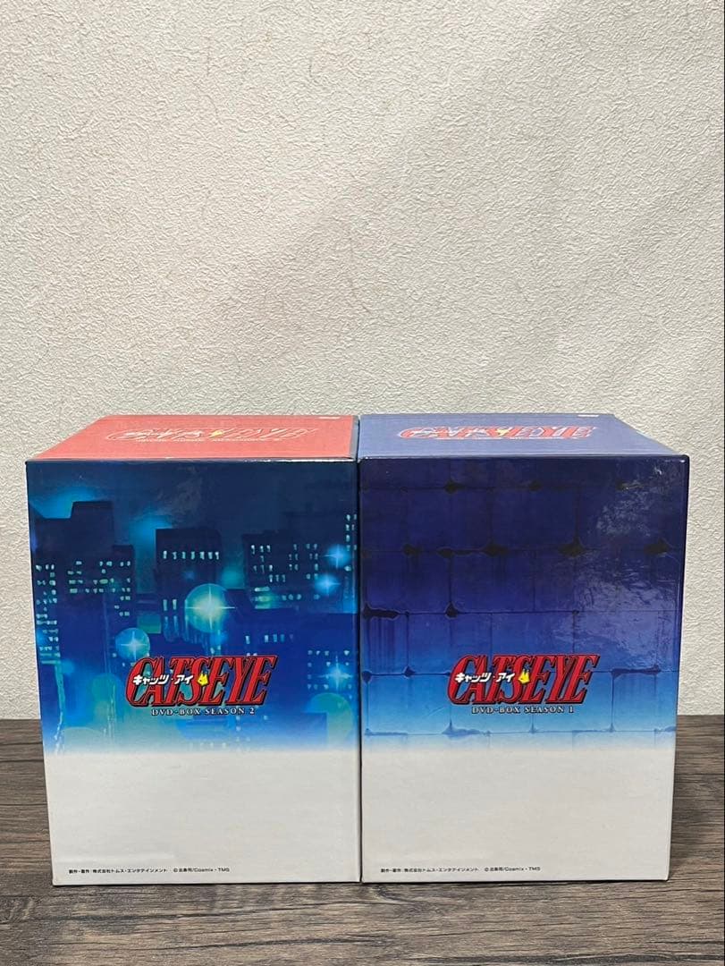 【送料込み】キャッツアイ　DVDBOX シーズン1-2 冊子付き