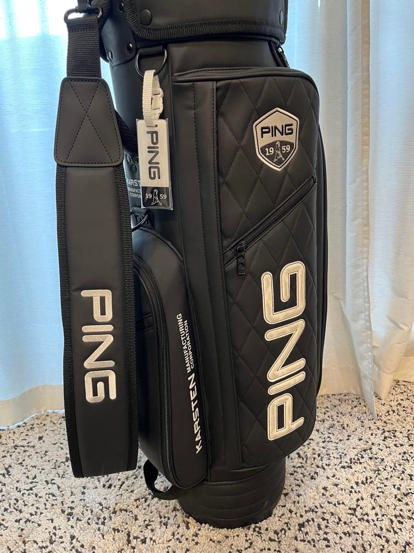 PING クラシックキャディバッグ ブラック