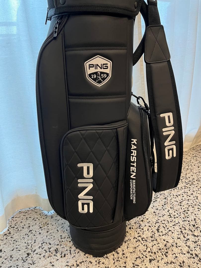 PING クラシックキャディバッグ ブラック