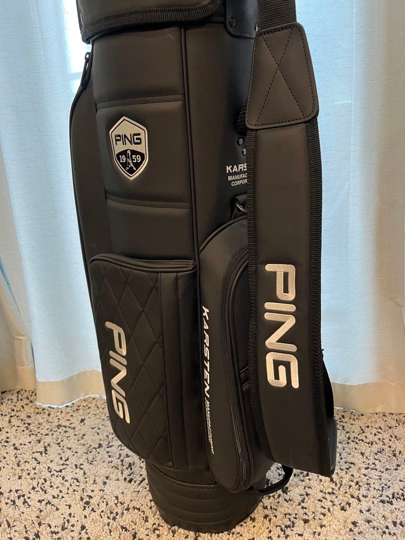 PING クラシックキャディバッグ ブラック