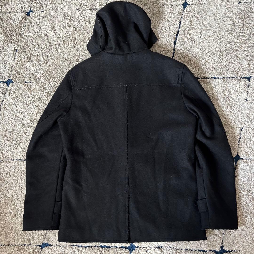 バーバリーブラックレーベル　ダッフルコート　加工　ロゴ刺繍　キルティング　Ｌ