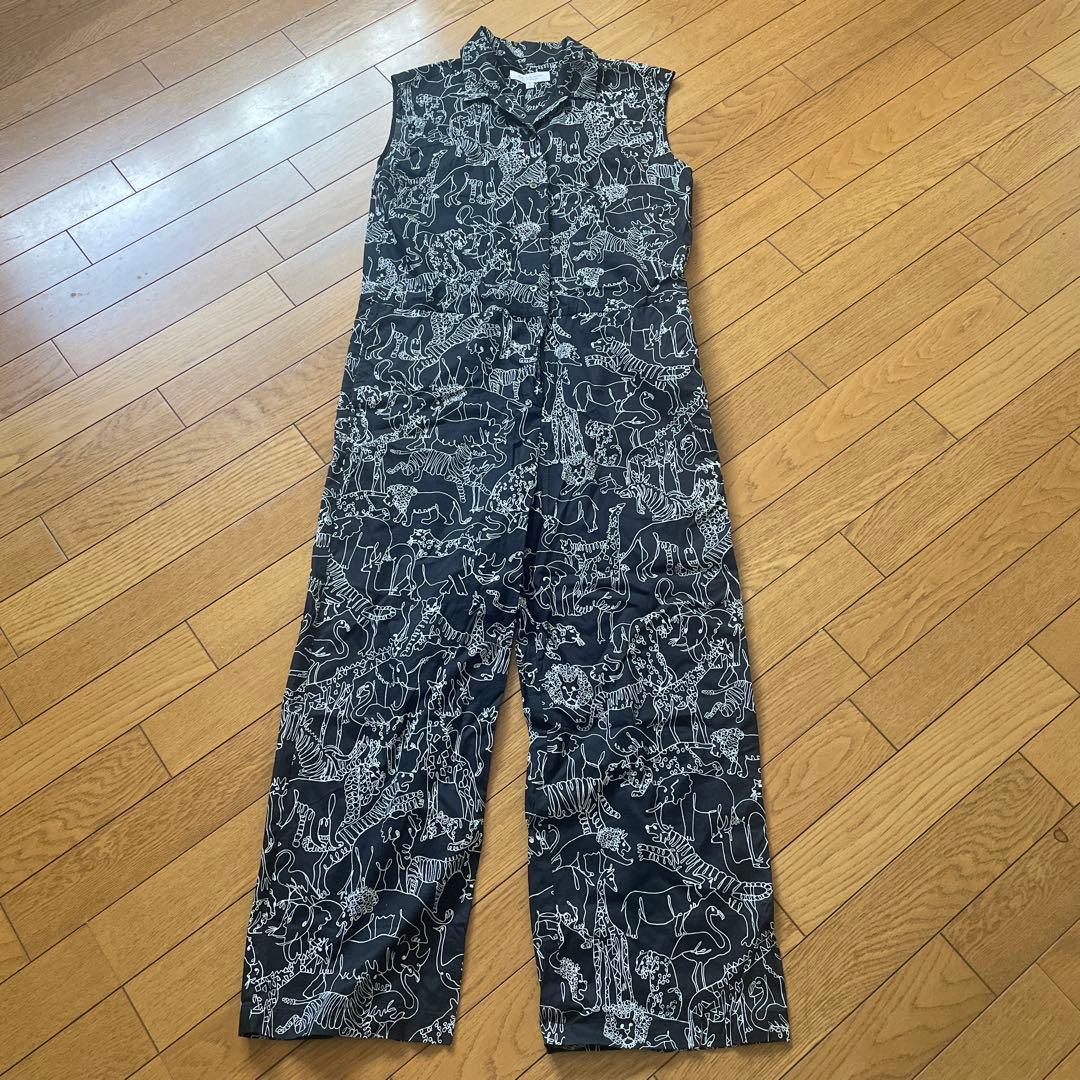 BEAUTY & YOUTH 動物柄オールインワン Mサイズ　リバティ