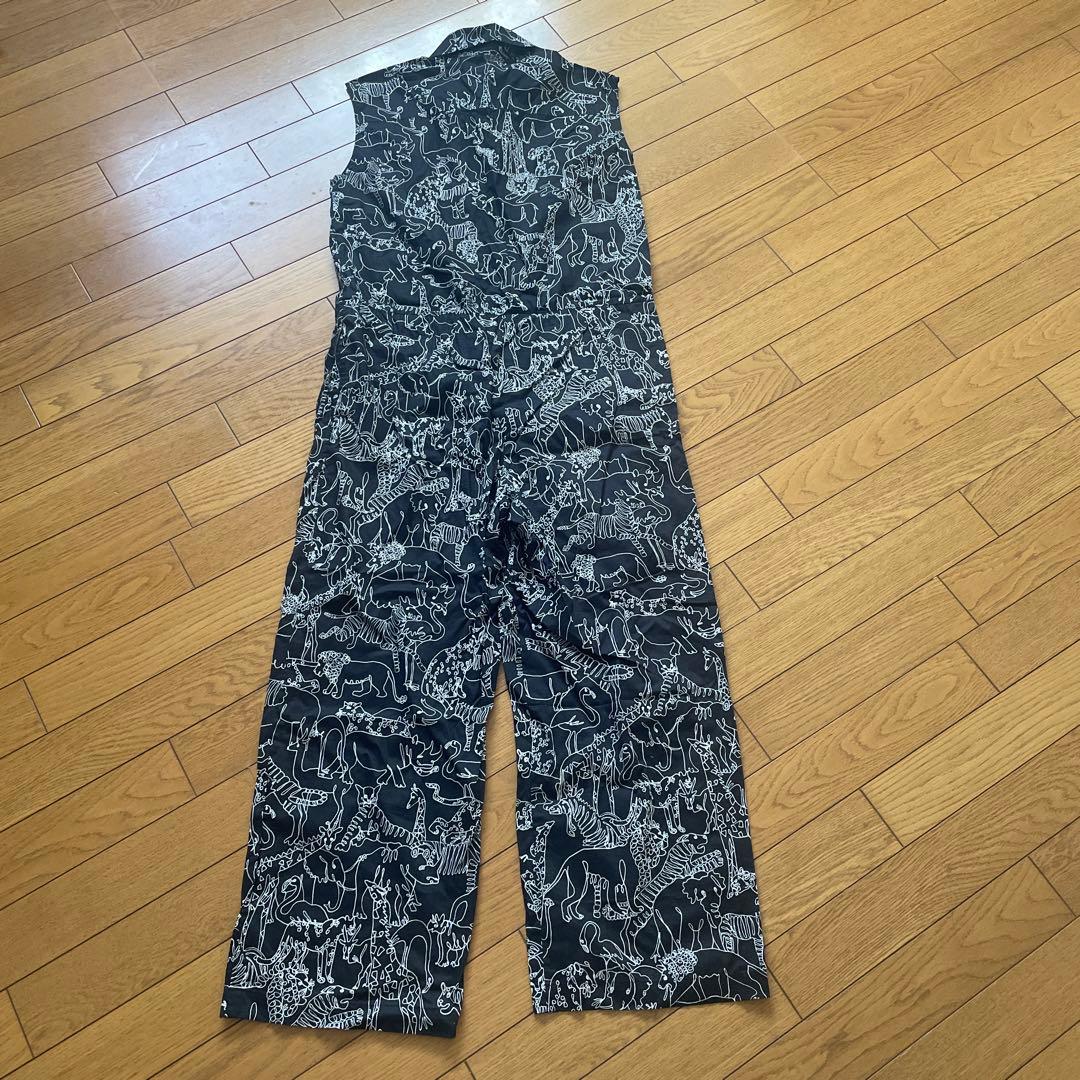 BEAUTY & YOUTH 動物柄オールインワン Mサイズ　リバティ