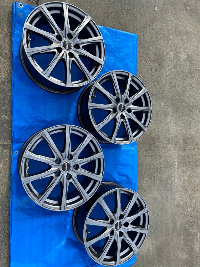 【tyubu②】ユーロスピードV25 17インチ ホイール2本