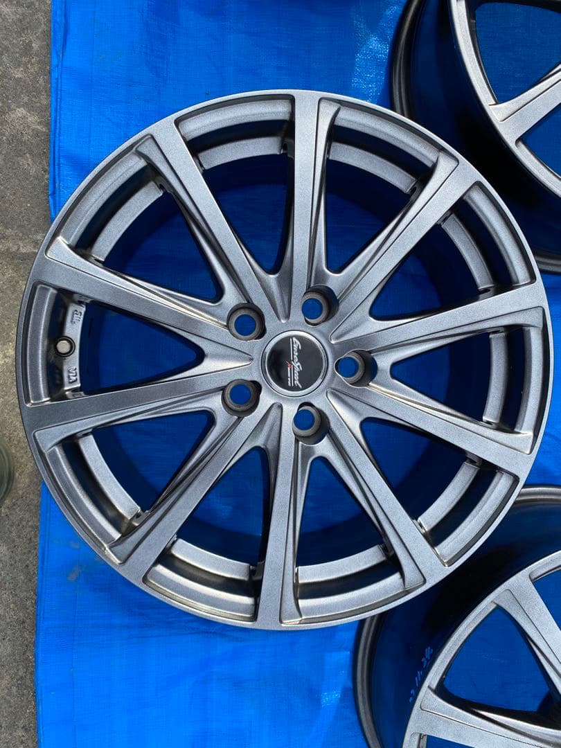 【tyubu②】ユーロスピードV25 17インチ ホイール2本