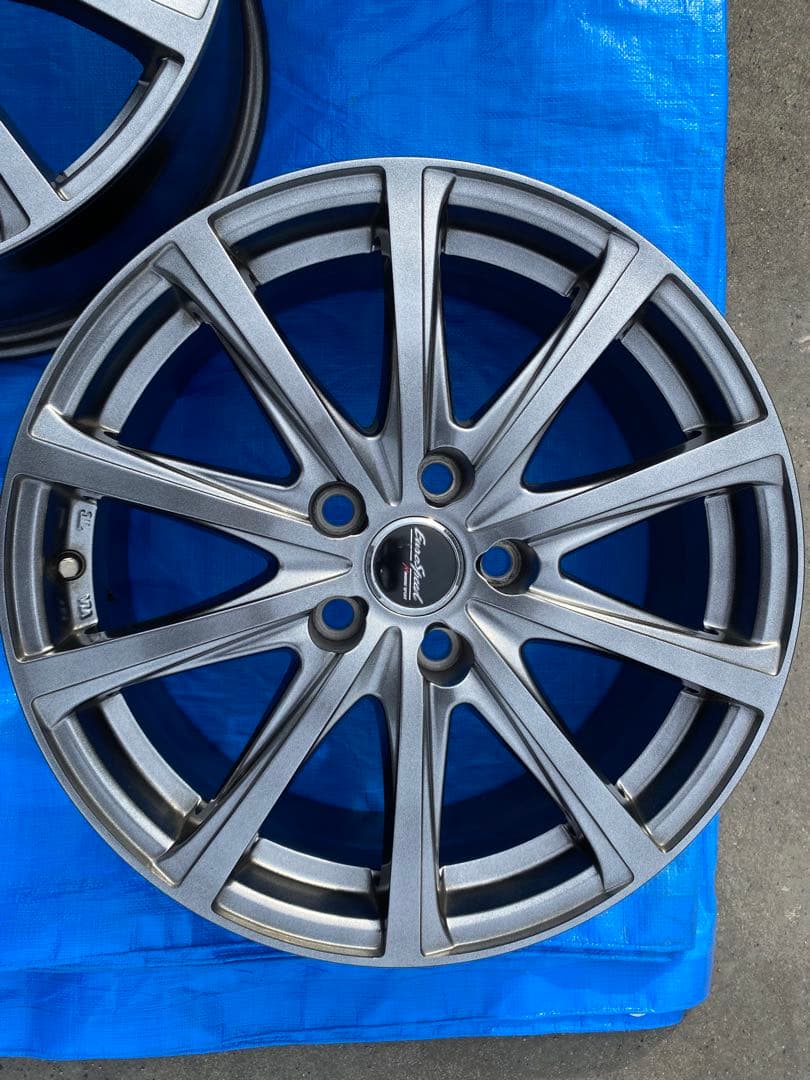 【tyubu②】ユーロスピードV25 17インチ ホイール2本