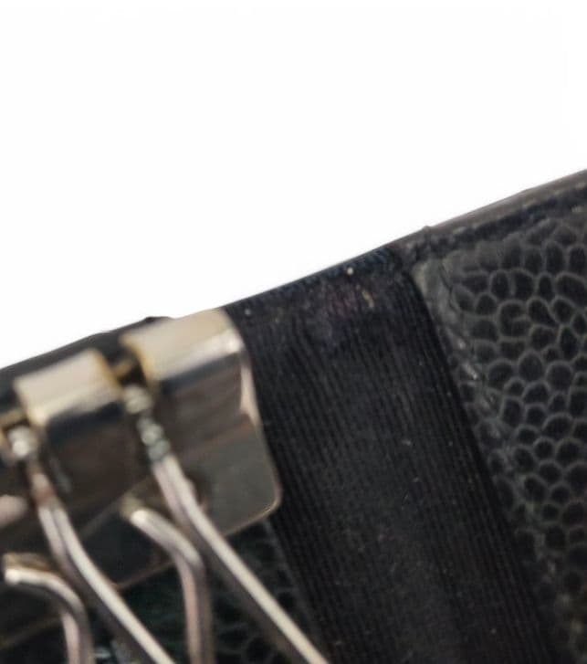 シャネル　キーケース 6連 マトラッセ　キャビアスキン ココマーク　ブラック