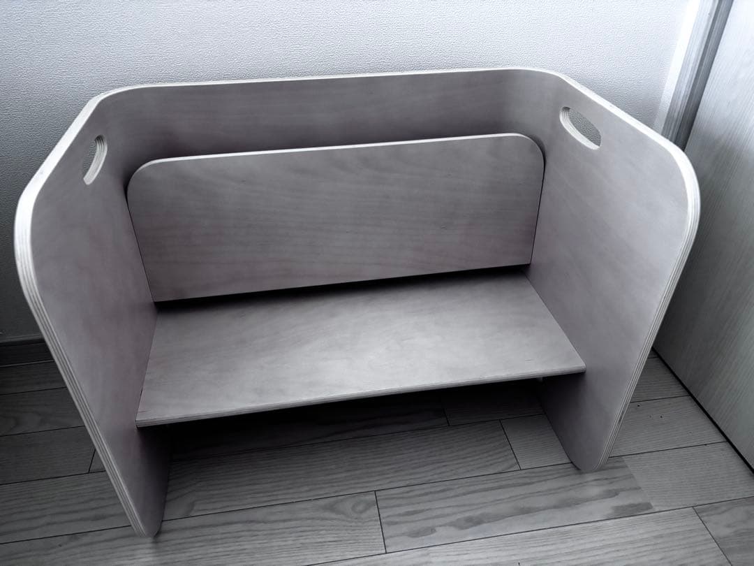 頭文字S　【超美品】HOPPL コロコロチェア & デスク アイボリー