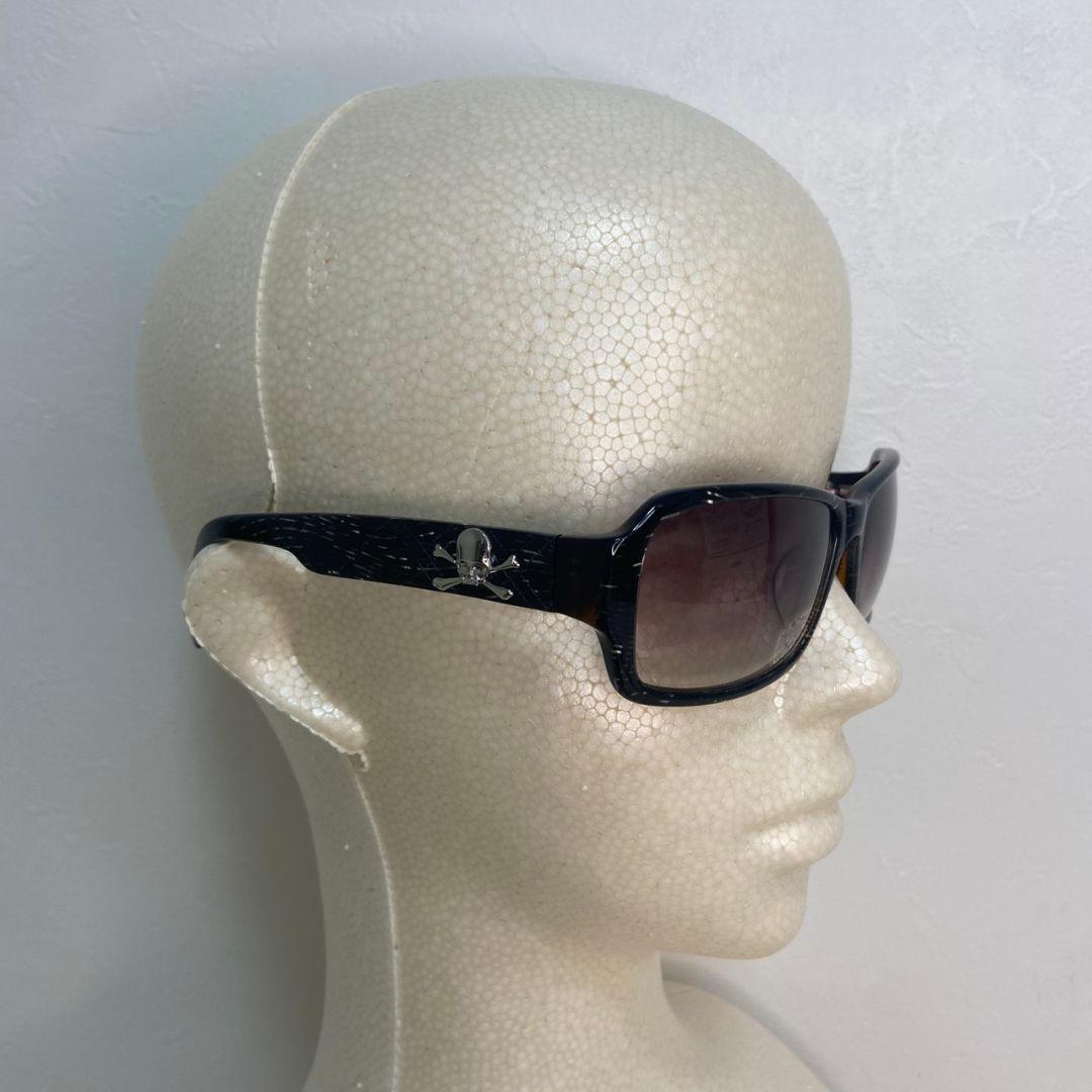 タグ付き✨ROEN スカルモチーフ ラウンド型 サングラス y2k 濃茶