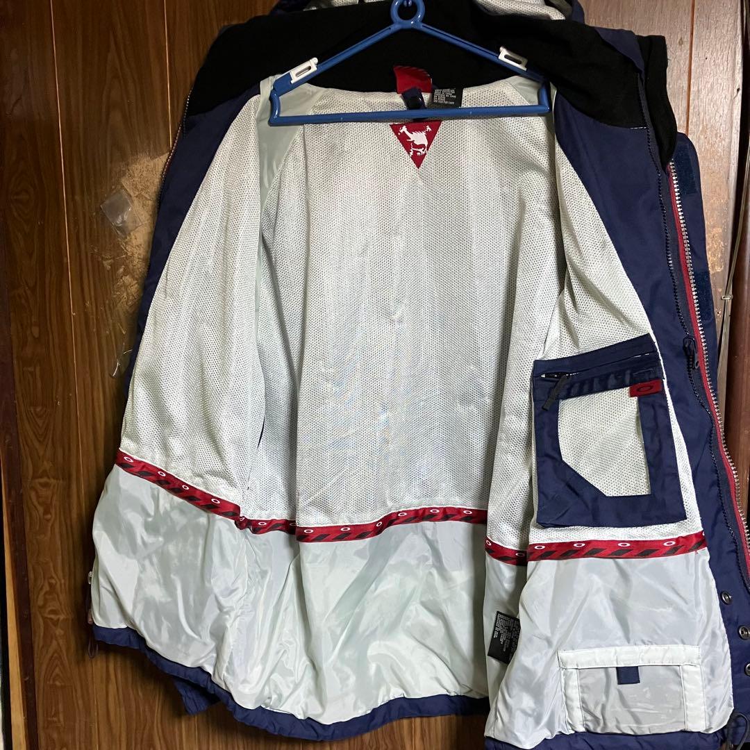 赤タグ00s OAKLEYオークリー✴️スキー・スノーボードウエア　テック系　防寒