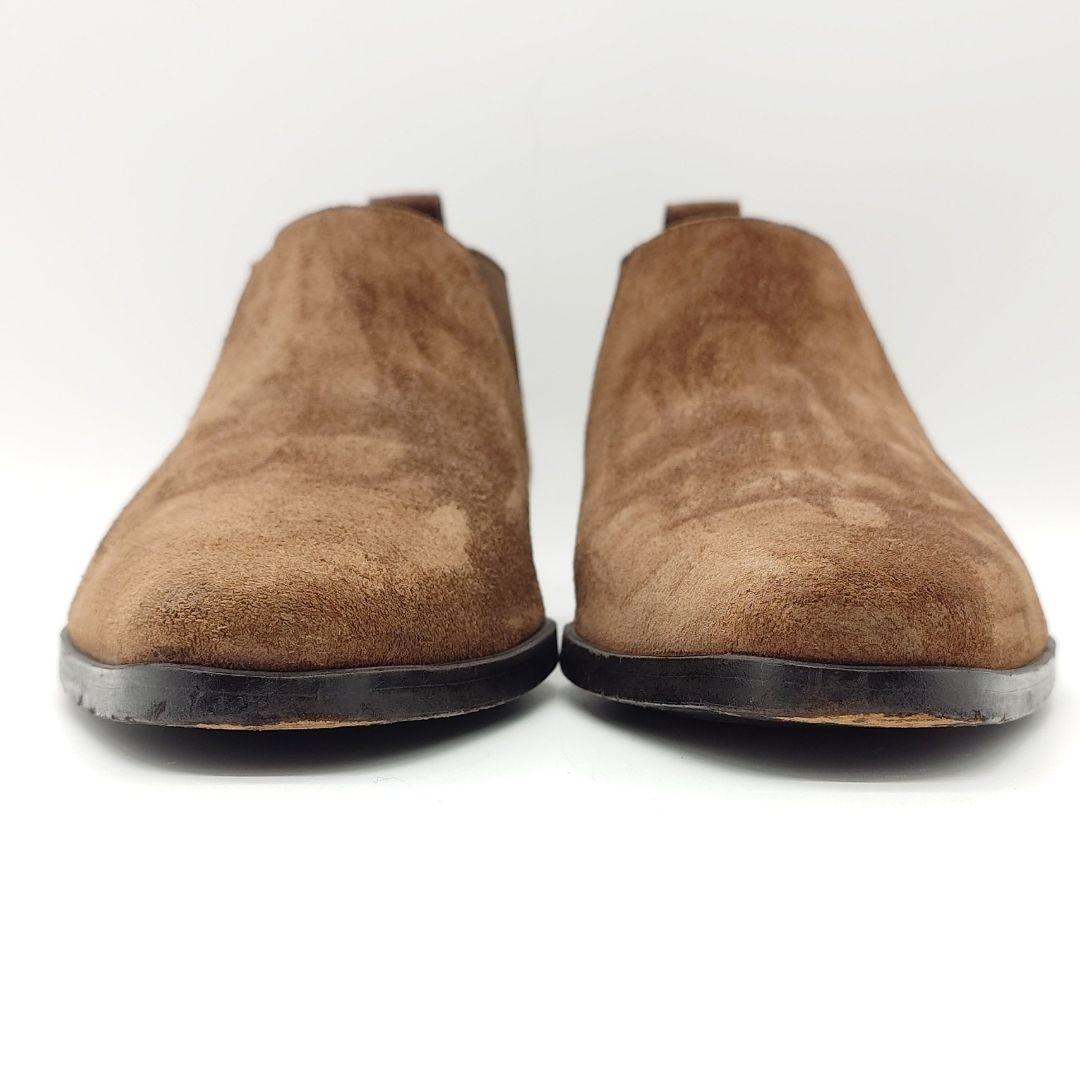 【正規】GUCCI グッチ スエード サイドゴア ショートブーツ 41E