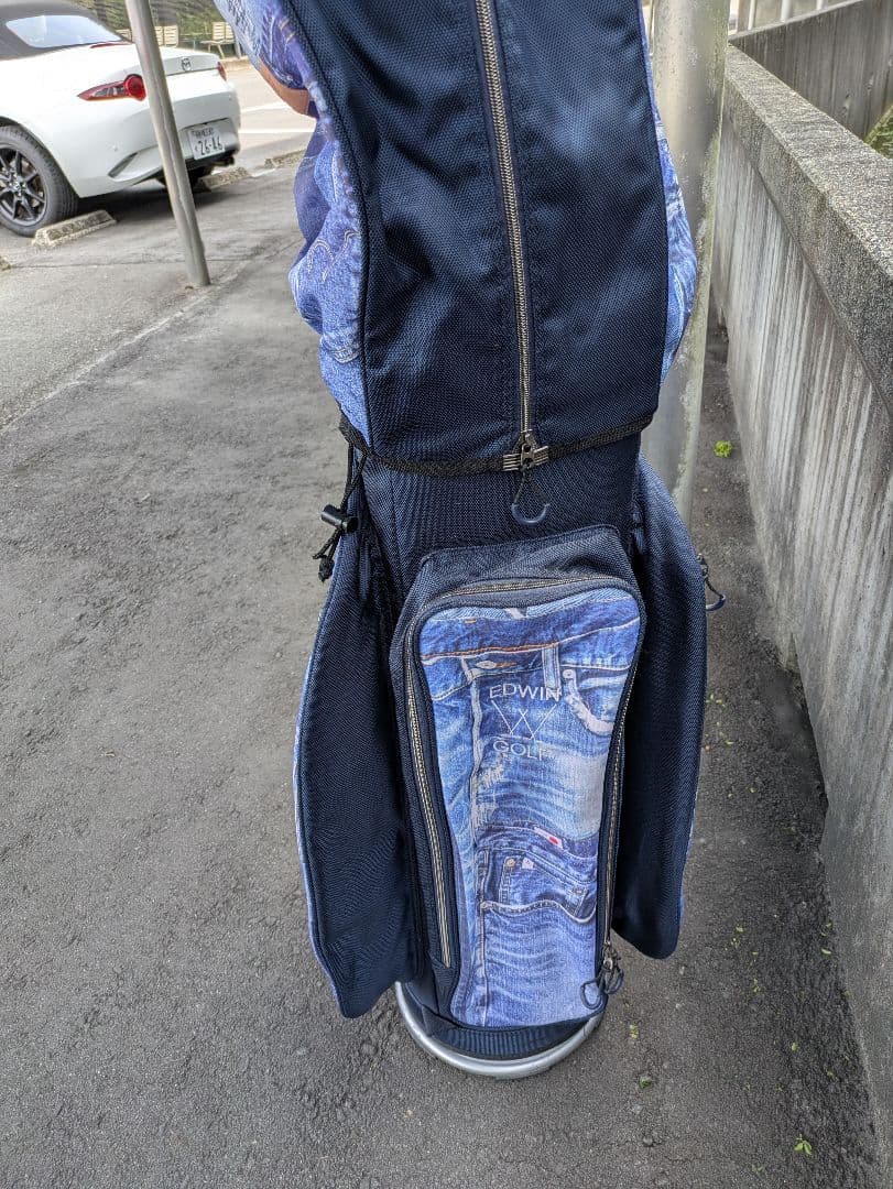 EDWIN デニム風ゴルフバッグ