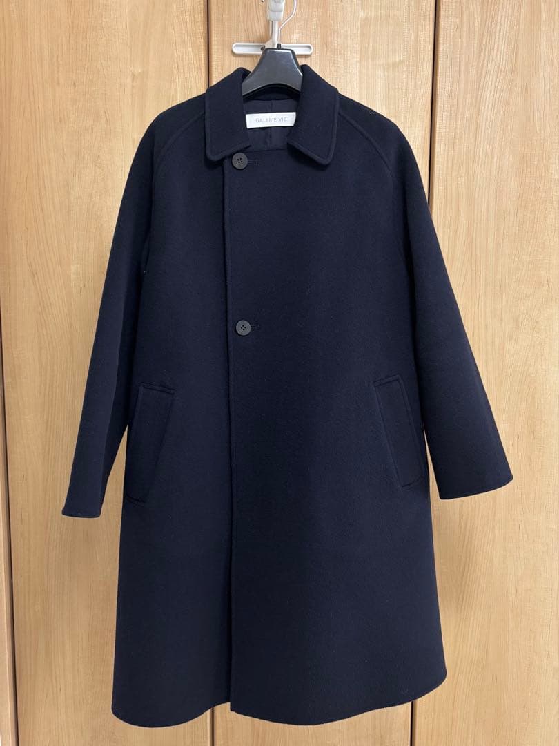 23AW ギャルリーヴィー ウールカシミヤダブルフェイス オーバーコート