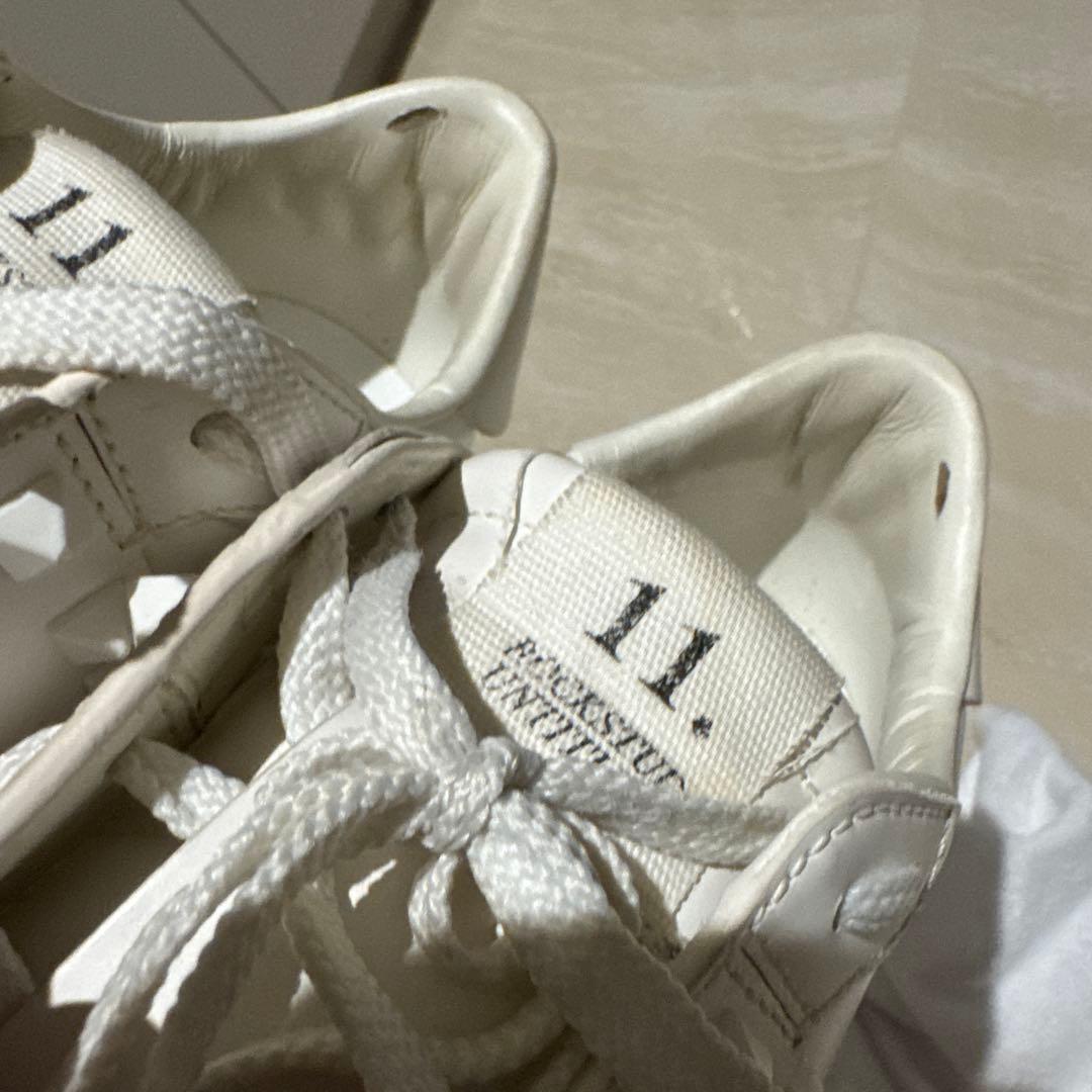 (ASK)Valentiono ロックスタッズホワイトレザーシューズ 37