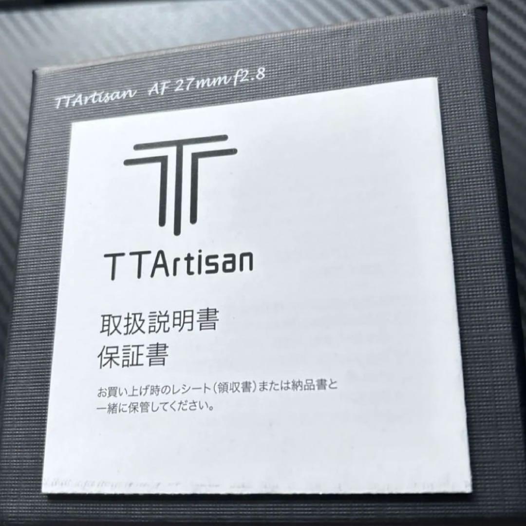 TTArtisan AF 27mm f2.8 レンズ　Xマウント