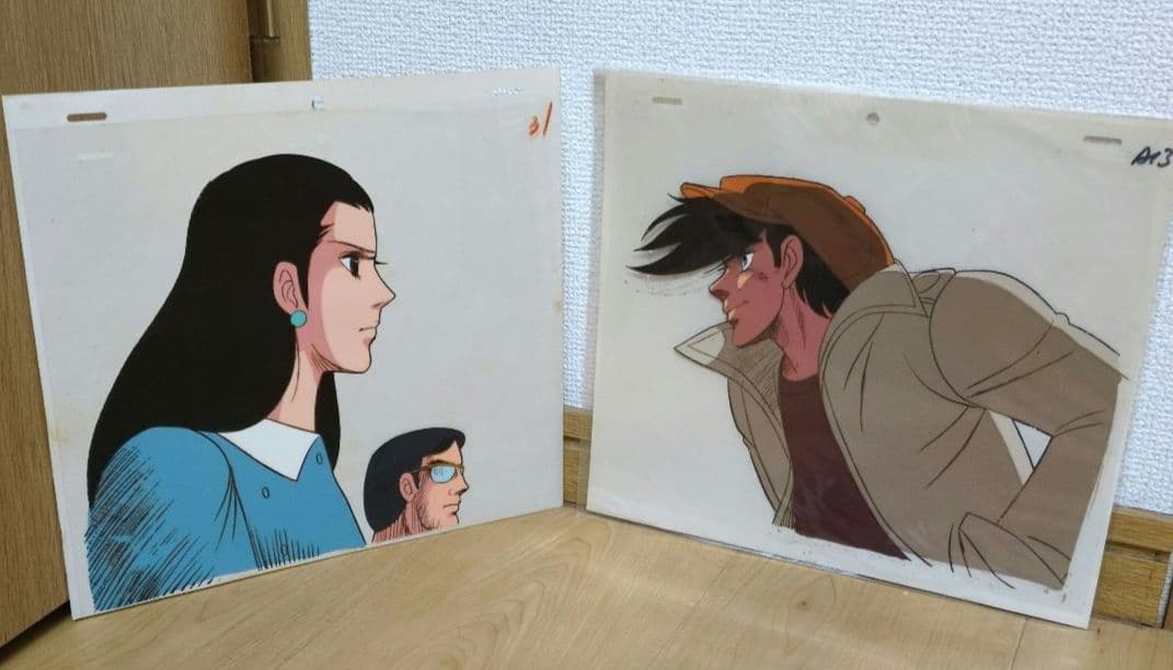 あしたのジョー2セル画2枚と、LPレコード8枚＋設定資料集セット！