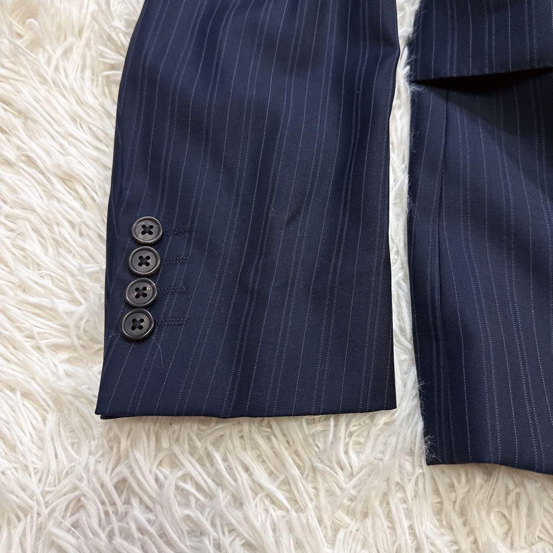 【極美品】Paul Smith スーツ ロロピアーナ ストライプ ドット XL