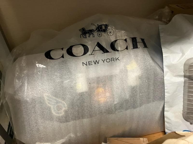 COACH パッチ付きボストンバッグ ブラック新品未開封　定価１５４０００円
