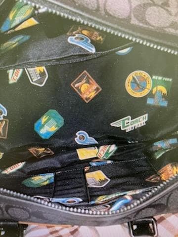 COACH パッチ付きボストンバッグ ブラック新品未開封　定価１５４０００円