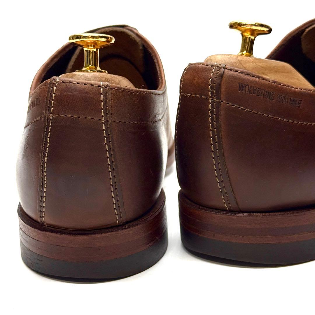 WOLVERINE 1000MILE BOOTS ストレートチップ ブラウン 靴