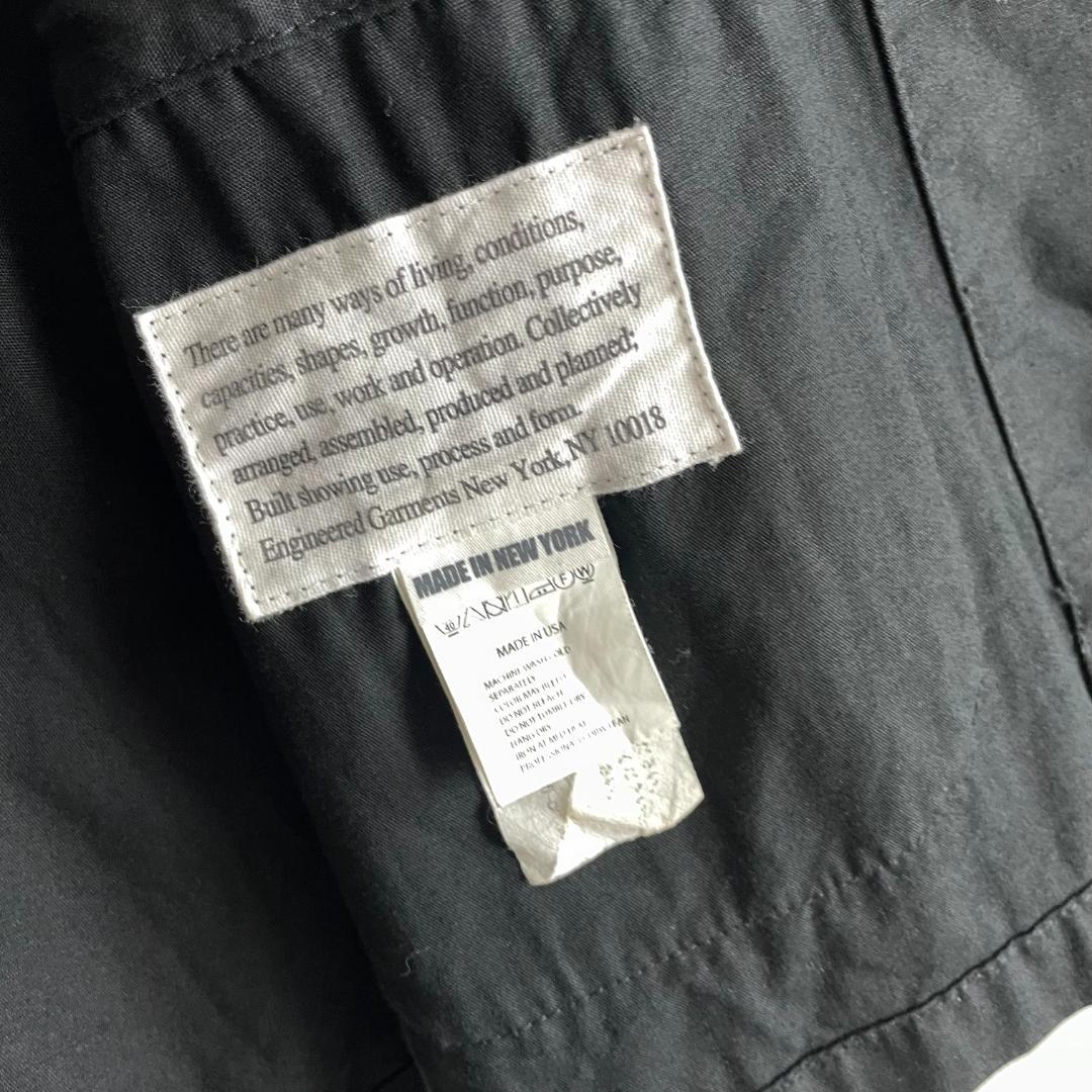 ENGINEERED GARMENTS (r) ダブルロイタージャケット 黒無地