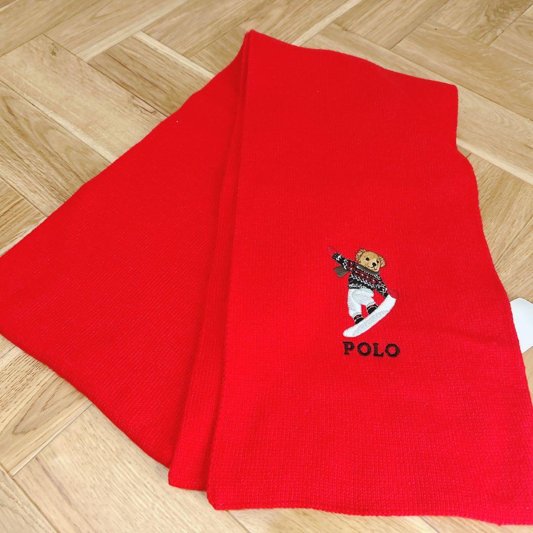 【タグ付き・未使用】　ラルフローレン ベア　RALPH LAUREN マフラー