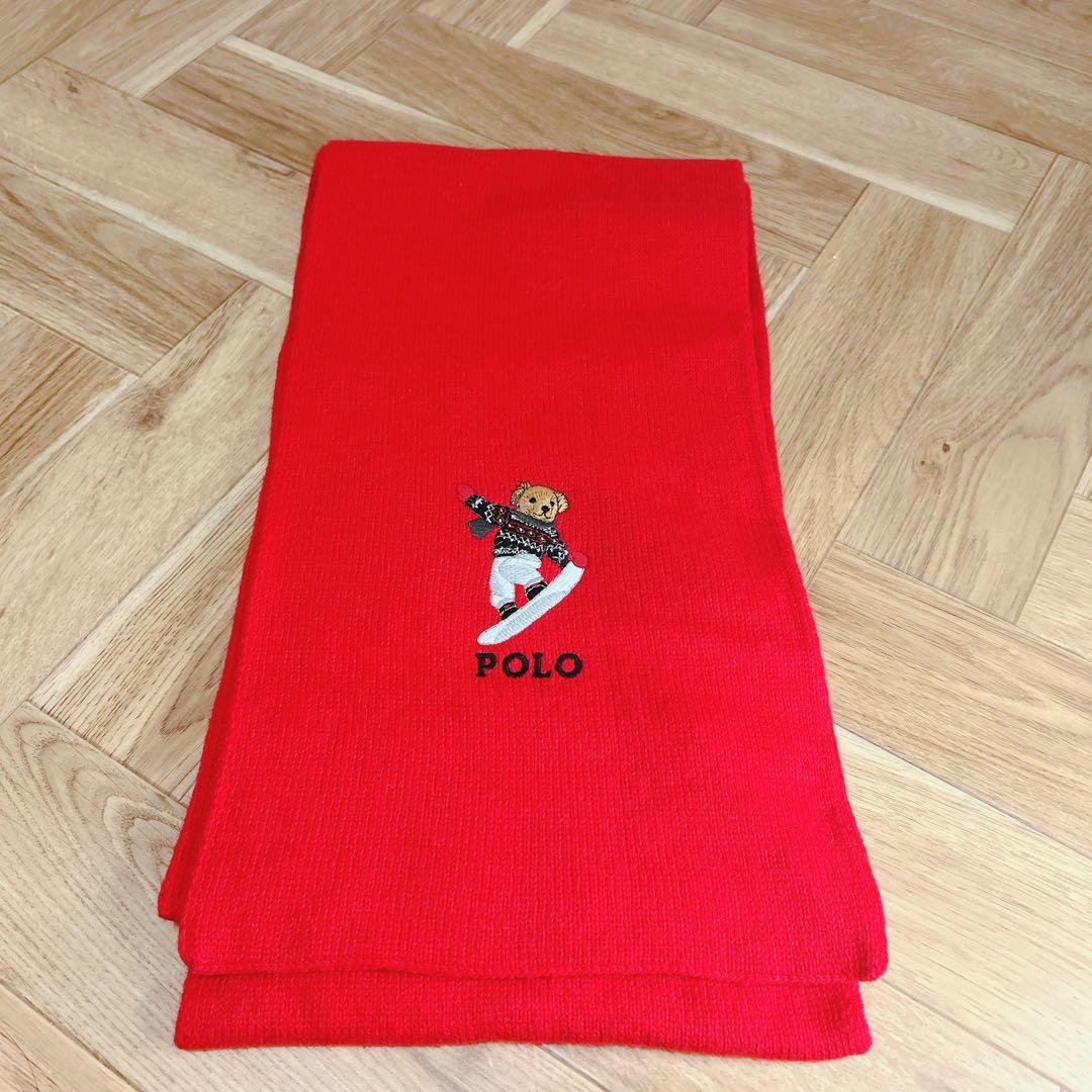 【タグ付き・未使用】　ラルフローレン ベア　RALPH LAUREN マフラー