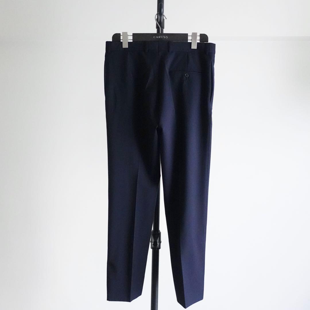 【極美品】Alexander McQUEEN ウールモヘアセミワイドトラウザーズ