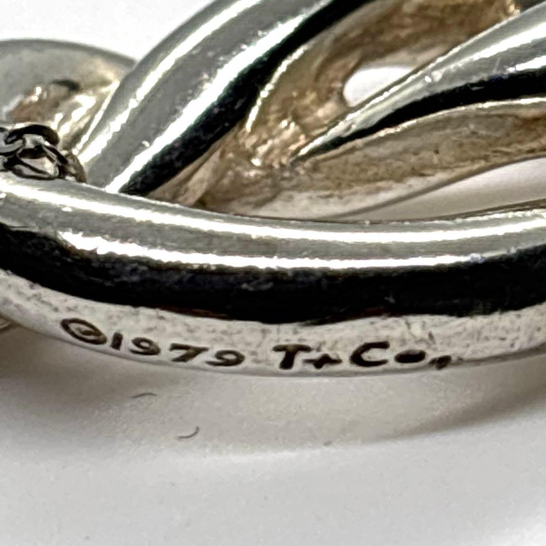 ごろみティファニー ラブノット フック&アイ ネックレス シルバー 925