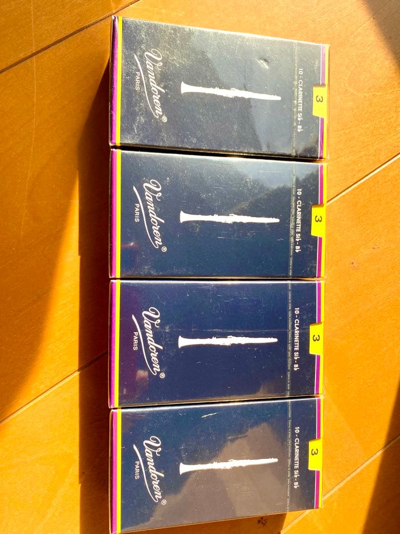 Vandoren クラリネットリード 3番　4箱