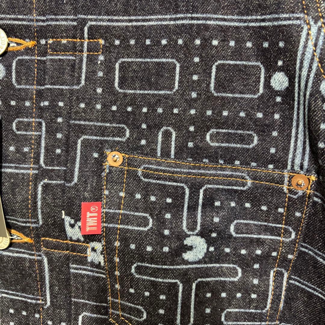 タグ付け 新品 TMT パックマン デニム ジャケット L