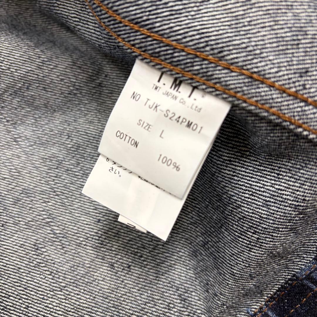 タグ付け 新品 TMT パックマン デニム ジャケット L
