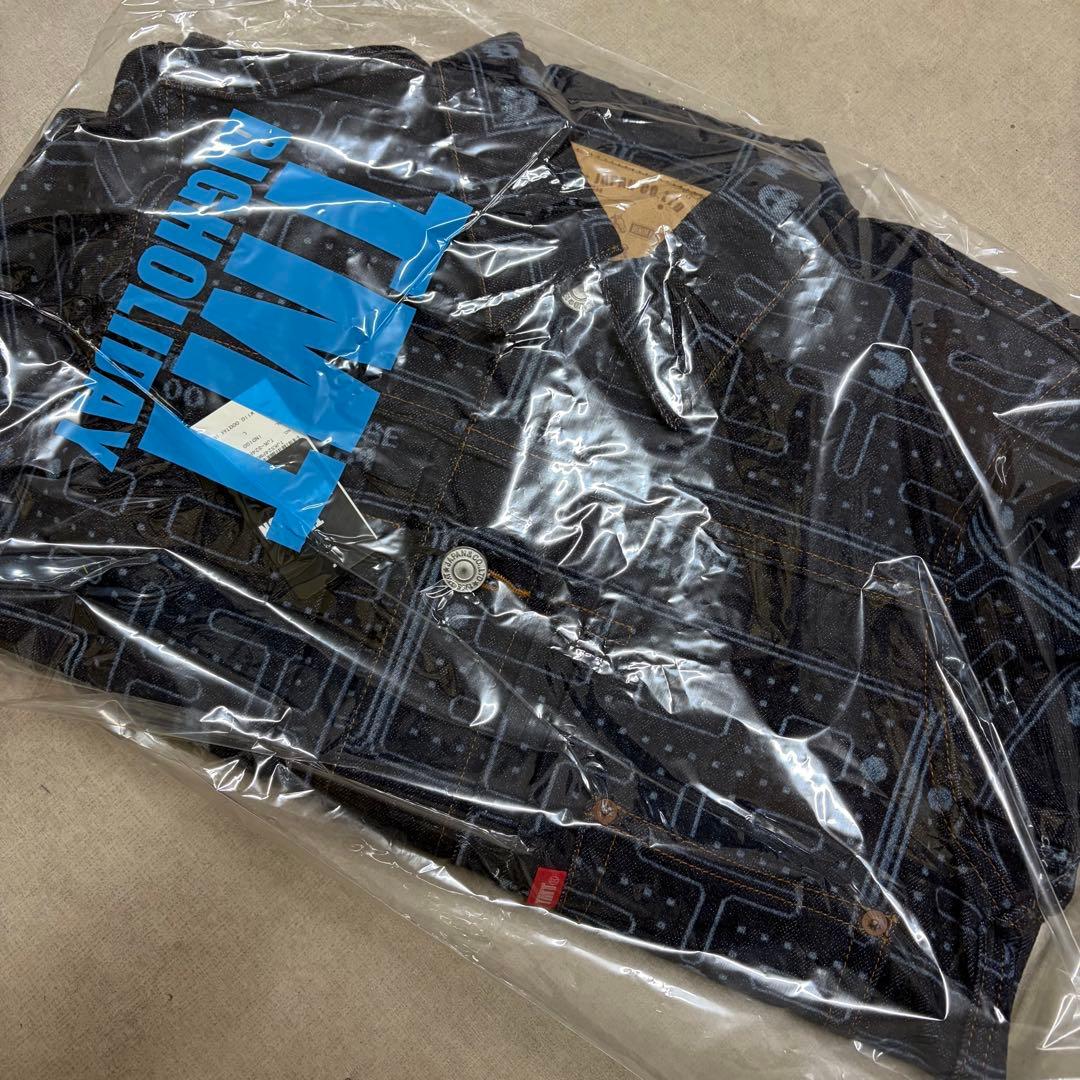 タグ付け 新品 TMT パックマン デニム ジャケット L