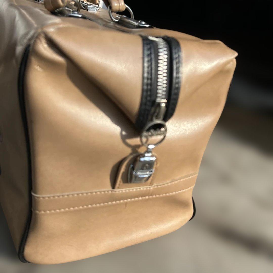 adidas ボストンバッグ ベージュ