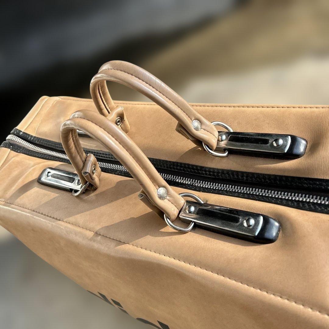 adidas ボストンバッグ ベージュ