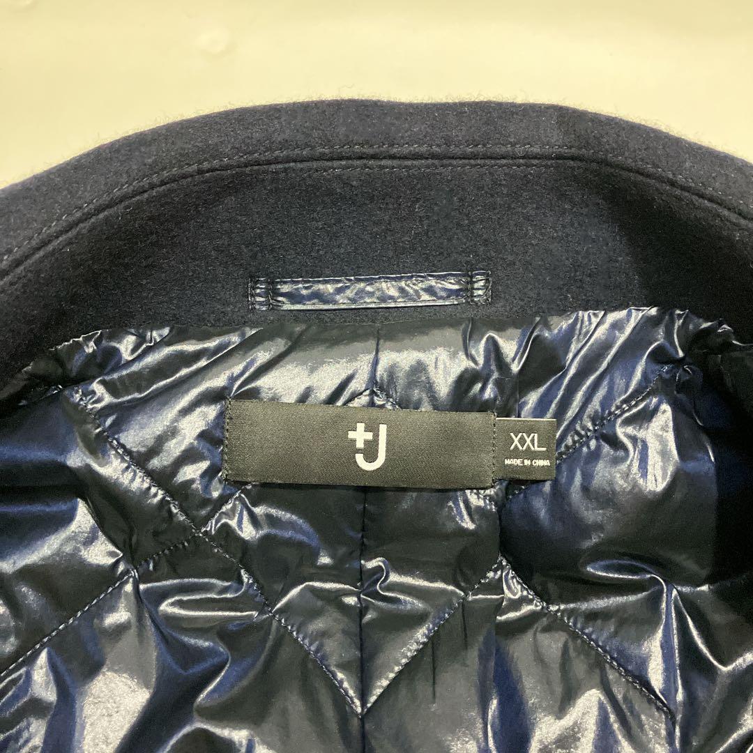 【専用品】ユニクロ プラスJウールブレンドオーバーサイズピーコートXXL
