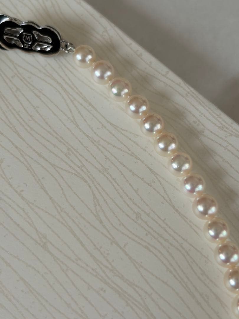 ユユユユユです‼️ ミキモト　パールネックレス