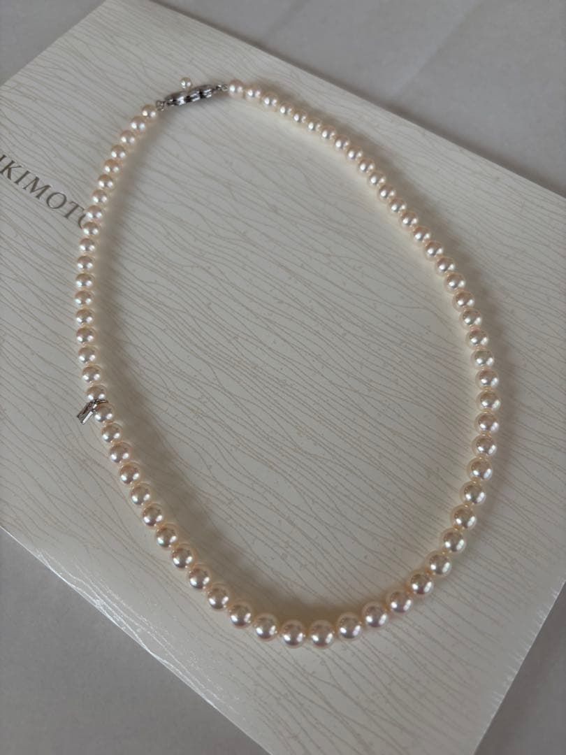ユユユユユです‼️ ミキモト　パールネックレス