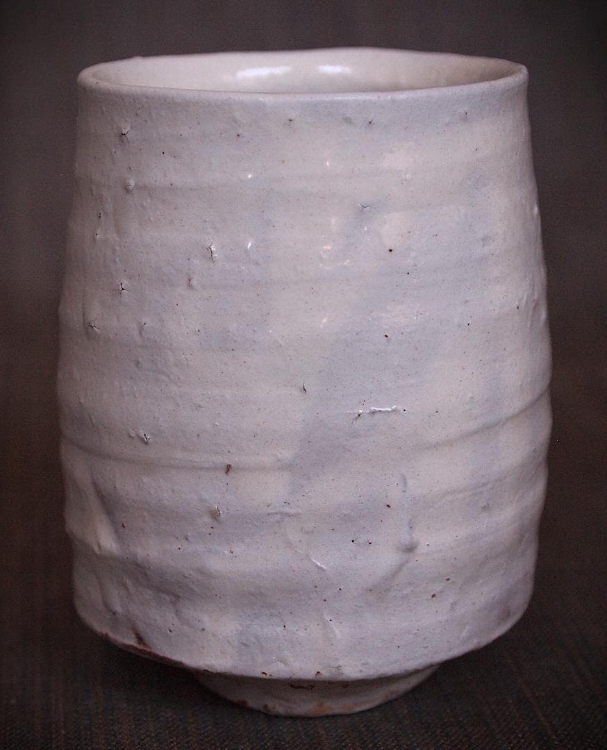 人気作家★人気作家★辻村塊【師＆父：辻村史朗】★粉引湯のみBB