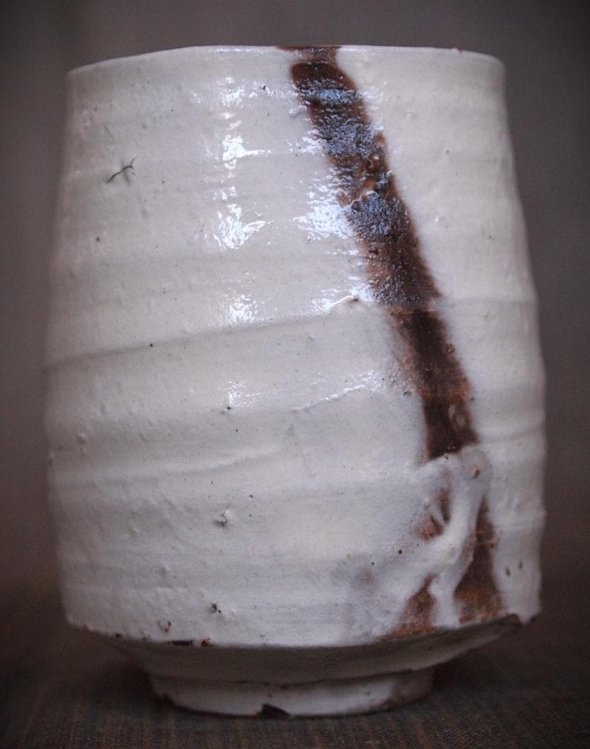 人気作家★人気作家★辻村塊【師＆父：辻村史朗】★粉引湯のみBB