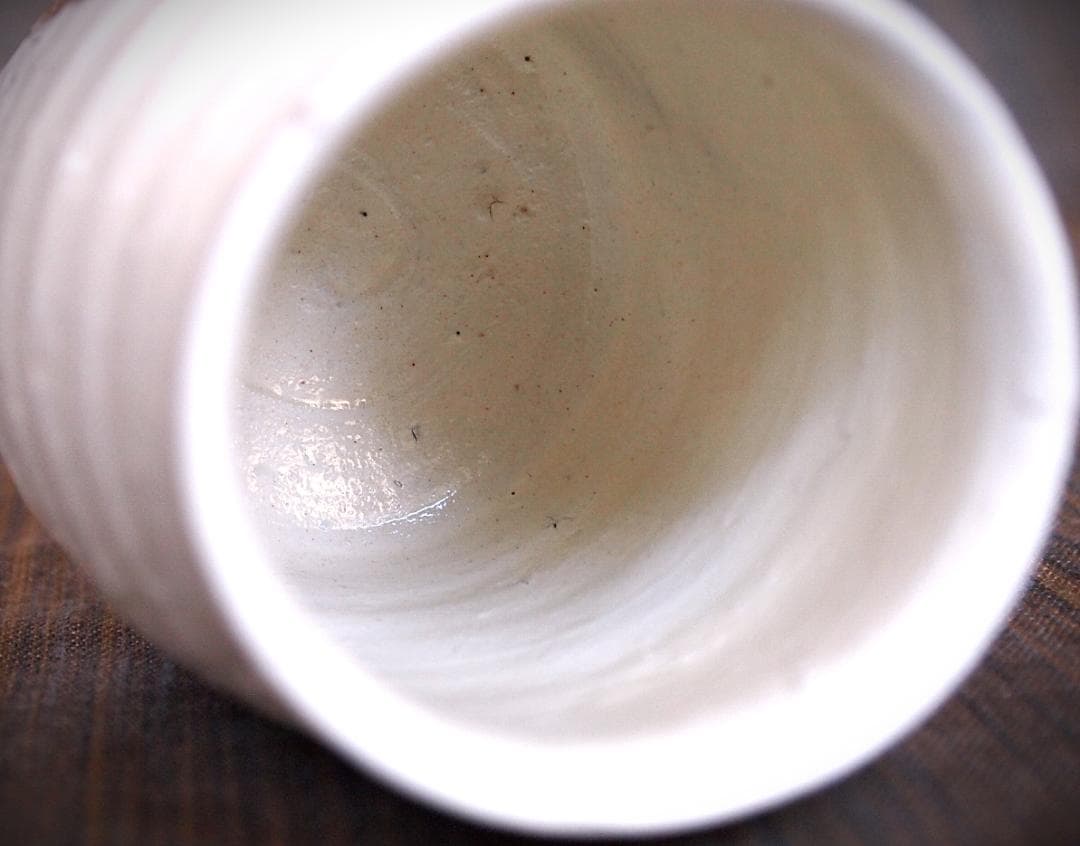 人気作家★人気作家★辻村塊【師＆父：辻村史朗】★粉引湯のみBB