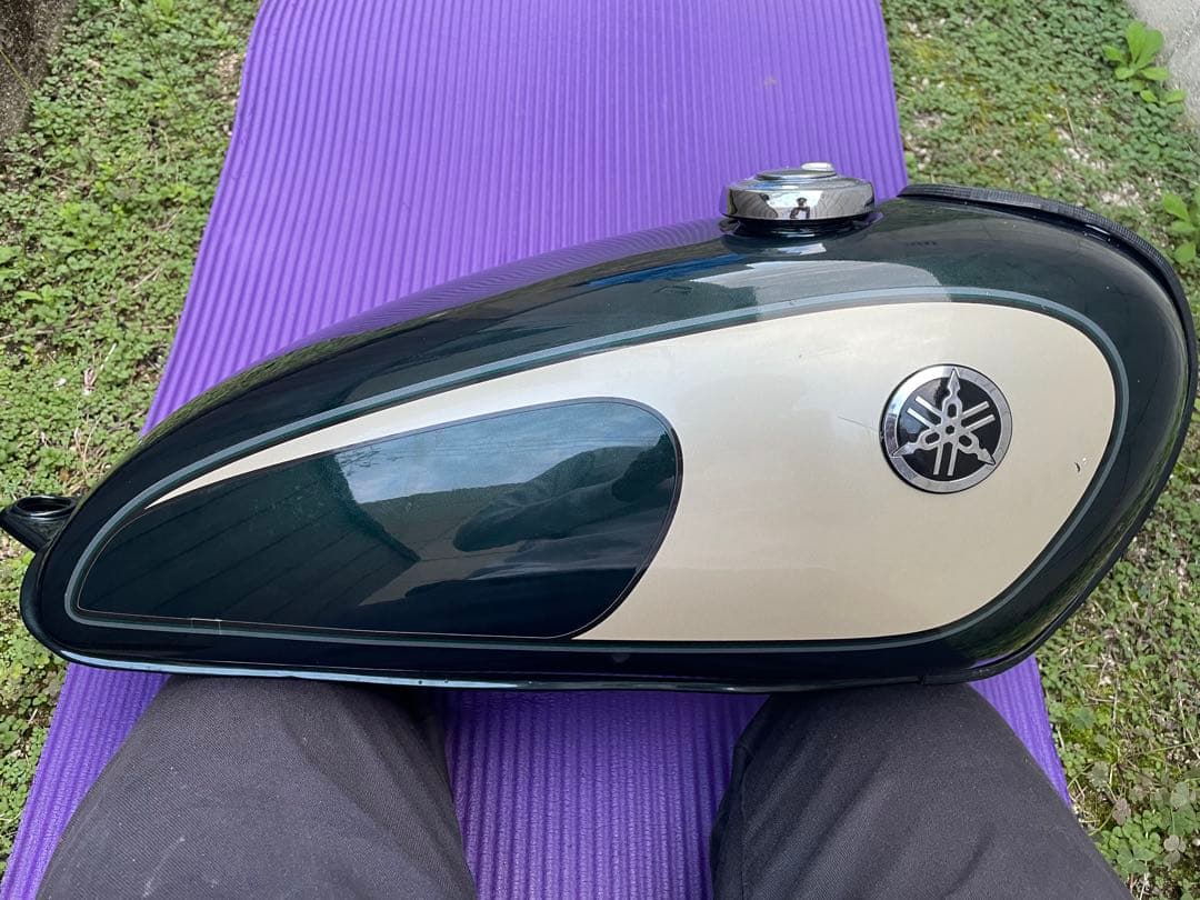 sr400 深緑　純正タンク