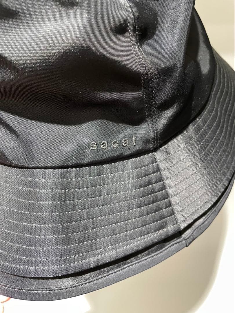 sacai ナイロン　ダブルブリムバケットハット23-0481S メンズサイズ3
