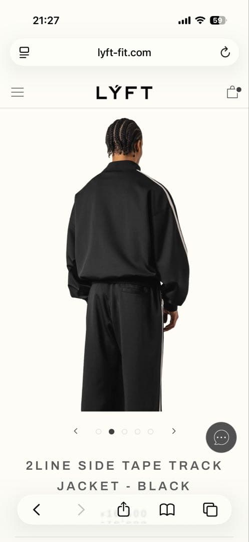 トップス 2LINE SIDE TAPE TRACK JACKET - LYFT